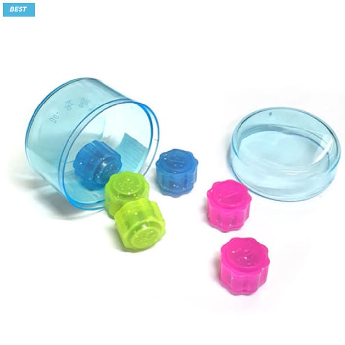 KOREA [Random] Korean Traditional Play Game 8PCS Gonggi Jack Stone Pebbles Set w/Round Case (4 Sets) - Image 5